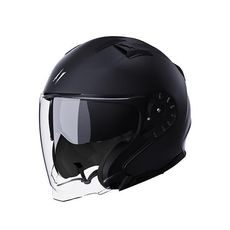 OPEN FACE HELMET STORMER RIVAL MATNÁ ČERNÁ