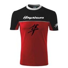 PÁNSKÉ TRIKO S MOTIVEM SUZUKI HAYABUSA - ČERNO/ČERVENÉ