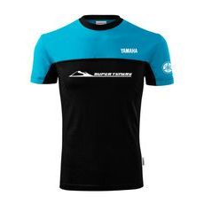 PÁNSKÉ TRIKO S MOTIVEM YAMAHA SUPERTENERE - TYRKYSOVÁ/ČERNÁ