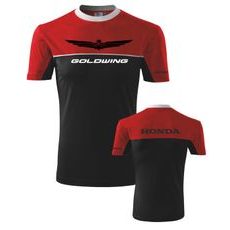 PÁNSKÉ TRIKO S MOTIVEM HONDA GOLDWING - ČERVENÉ/ČERNÉ