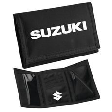 Moto peněženka s motivem Suzuki - Černá