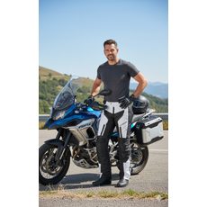 KALHOTY NA MOTORKU CLOVER LIGHT-PRO BLACK/GREY