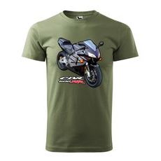 PÁNSKÉ TRIKO S MOTIVEM HONDA CBR 600 RR - KHAKI