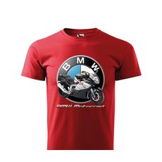 PÁNSKÉ TRIKO S MOTIVEM BMW K1300S MOTORRAD - ČERVENÉ