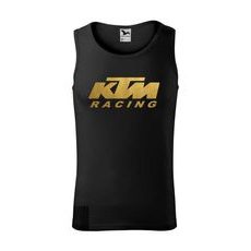 PÁNSKÉ TÍLKO S MOTIVEM KTM GOLD - ČERNÉ