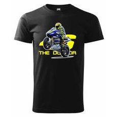 PÁNSKÉ TRIKO S MOTIVEM THE DOCTOR RACE - ČERNÉ