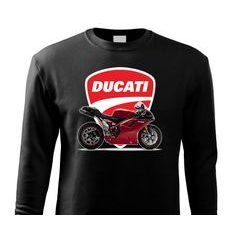 PÁNSKÁ MIKINA S MOTIVEM DUCATI 1098 - ČERNÁ