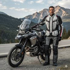 BUNDA NA MOTORKU CLOVER CROSSOVER-3 AIRBAG BLACK/GREY