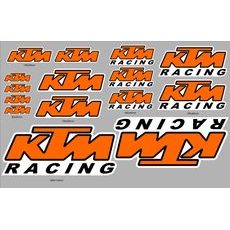 BAREVNÉ SAMOLEPKY S MOTIVEM KTM RACING