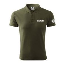 PÁNSKÉ POLO S MOTIVEM YAMAHA RACING - KHAKI