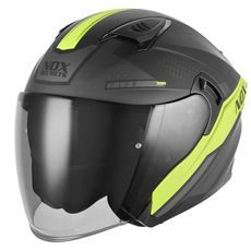 OTEVŘENÁ HELMA SE SLUNEČNÍ CLONOU NOX N130 EKTO FLUO
