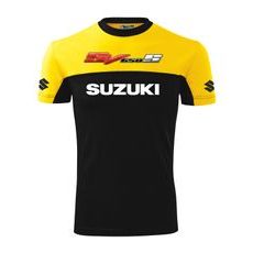PÁNSKÉ TRIKO S MOTIVEM SUZUKI SV 650S - ŽLUTÁ/ČERNÁ