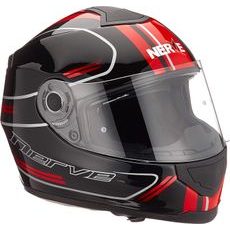 INTEGRÁLNÍ HELMA NERVE NH6008 GLOSS BLACK/RED + PINLOCK
