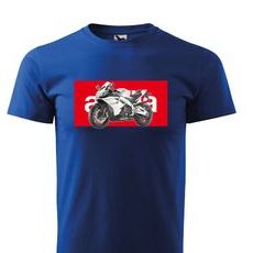 PÁNSKÉ TRIKO S MOTIVEM APRILIA RSV - KRÁLOVSKY MODRÉ