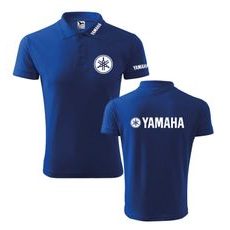 PÁNSKÉ POLO S MOTIVEM YAMAHA - KRÁLOVSKY MODRÁ