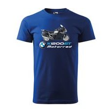 PÁNSKÉ TRIKO S MOTIVEM BMW K1200 GT - KRÁLOVSKY MODRÉ