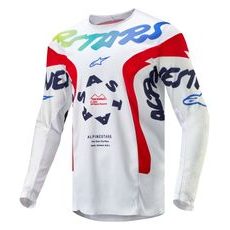 MX DRES RACER HANA, ALPINESTARS (BÍLÁ/MULTICOLOR) 2024