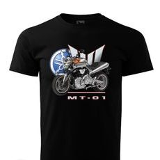 PÁNSKÉ TRIKO S MOTIVEM YAMAHA MT-01 - ČERNÁ
