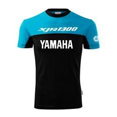 PÁNSKÉ TRIKO S MOTIVEM YAMAHA XJR 1300 - TYRKYSOVÁ/ČERNÁ