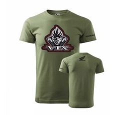PÁNSKÉ TRIKO S MOTIVEM HONDA VTX - KHAKI