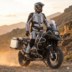 BUNDA NA MOTORKU CLOVER GTS-3 AIRBAG BLACK/GREY