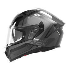 PŘILBA NA MOTORKU NOX N402 MENTOR ČERNÁ/BÍLÁ