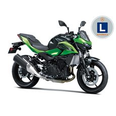 KAWASAKI Z500 CANDY LIME GREEN 2026 AUTOŠKOLA S OCHRANNÝMI RÁMY