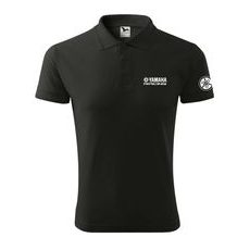 PÁNSKÉ POLO S MOTIVEM YAMAHA RACING - ČERNÁ
