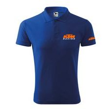 PÁNSKÉ POLO S MOTIVEM KTM RACING 1 - KRÁLOVSKY MODRÁ