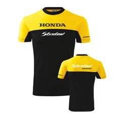 PÁNSKÉ TRIKO S MOTIVEM HONDA SHADOW - ŽLUTO/ČERNÉ