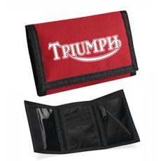 MOTO PENĚŽENKA S MOTIVEM TRIUMPH - ČERVENÁ