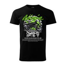 PÁNSKÉ TRIKO S MOTIVEM KAWASAKI NINJA ZX-6R - ČERNÉ