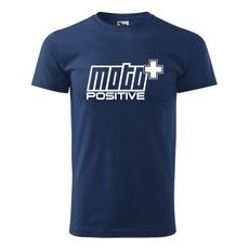 PÁNSKÉ TRIKO MOTO POSITIVE 1 - TMAVĚ MODRÉ