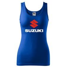 DÁMSKÉ TÍLKO S MOTIVEM SUZUKI - KRÁLOVSKY MODRÉ