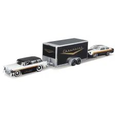 MAISTO - DESIGN TEAM HAULERS, 1955 CHEVROLET NOMAD + 1971 CHEVROLET VEGA, 1:64