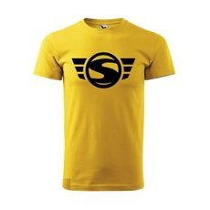 Pánské triko s motivem Simson - Žluté
