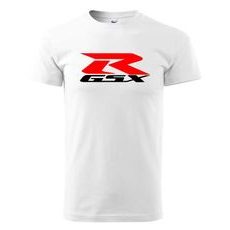 PÁNSKÉ TRIKO S MOTIVEM SUZUKI GSXR 2 - BÍLÉ