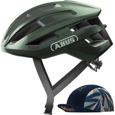 ABUS POWERDOME ACE MOSS GREEN CYKLISTICKÁ PŘILBA