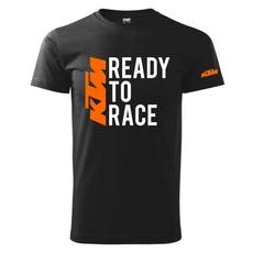 PÁNSKÉ TRIKO S MOTIVEM KTM READY TO RACE 1 - ČERNÉ