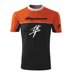 PÁNSKÉ TRIKO S MOTIVEM SUZUKI HAYABUSA - ORANŽOVÉ/ČERNÉ