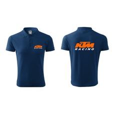 PÁNSKÉ POLO S MOTIVEM KTM RACING - TMAVĚ MODRÉ