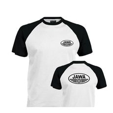 PÁNSKÉ TRIKO S MOTIVEM JAWA - ČERNO/BÍLÉ