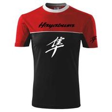 PÁNSKÉ TRIKO S MOTIVEM SUZUKI HAYABUSA - ČERVENO/ČERNÉ