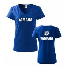 DÁMSKÉ TRIKO S MOTIVEM YAMAHA 1 - KRÁLOVSKY MODRÉ