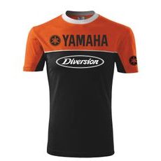 PÁNSKÉ TRIKO S MOTIVEM YAMAHA DIVERSION - ORANŽOVÁ/ČERNÁ
