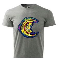 PÁNSKÉ TRIKO S MOTIVEM THE DOCTOR MĚSÍC - ŠEDÉ