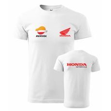 PÁNSKÉ TRIKO S MOTIVEM HONDA REPSOL - BÍLÉ