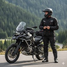 BUNDA NA MOTORKU CLOVER CROSSOVER-3 AIRBAG BLACK