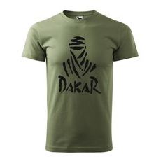 PÁNSKÉ TRIKO S MOTIVEM DAKAR 1 - KHAKI