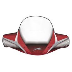 WINDSHIELD - WINDGUARD, RED